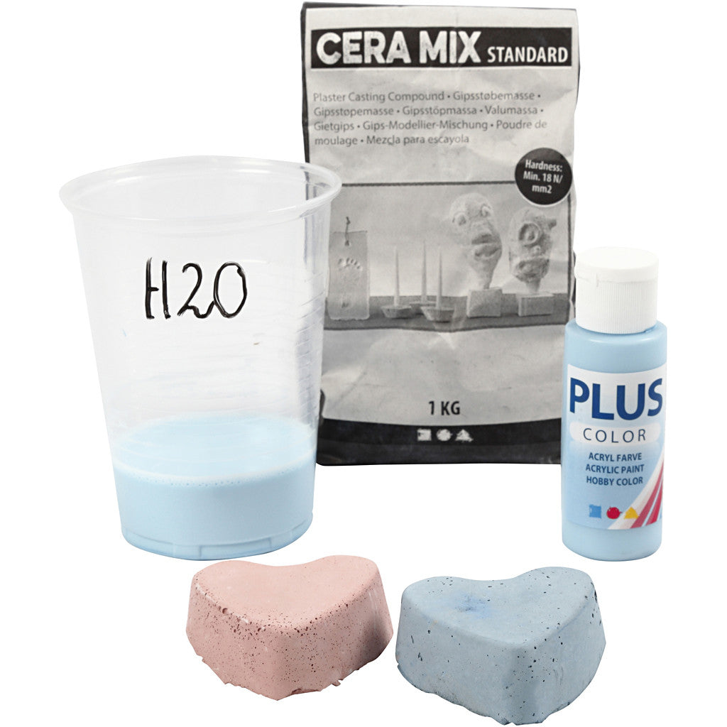 Moule en silicone, coeurs, H : 3,5 cm, L : 7 cm, L : 6 cm, 100 ml, 1 pièce [HOB-37134]