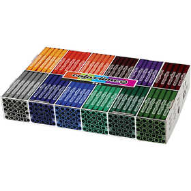 Feutres Colortime, trait 5 mm, couleur extra, 12x24 pièces/ 1 Pq. [HOB-37346]