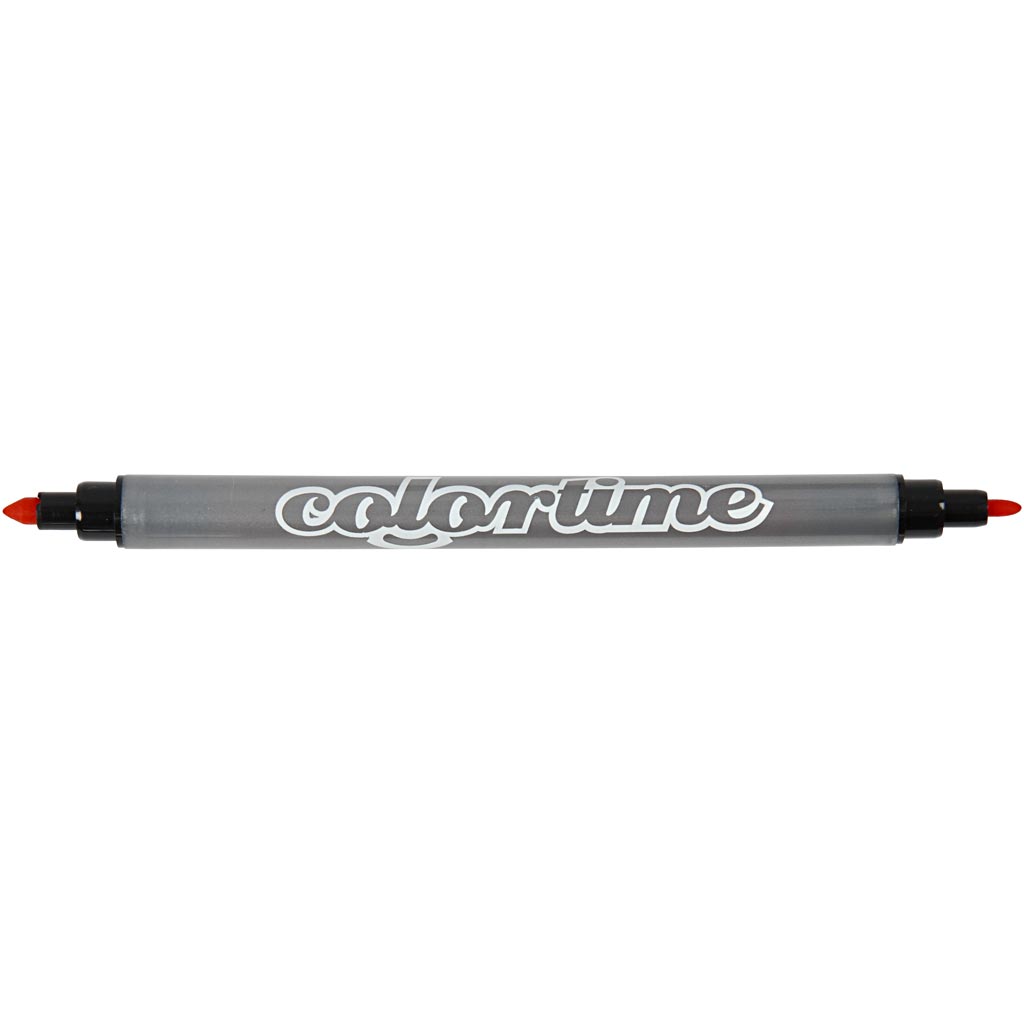Feutres Colortime Double Pointe, trait 2,3+3,6 mm, couleurs classiques, 20 pièces/ 1 Pq. [HOB-37983]