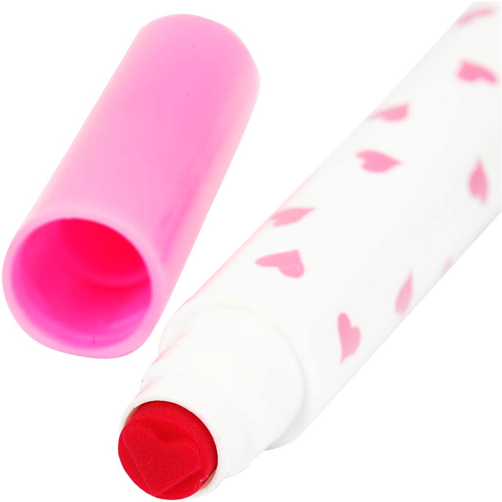 Feutres Tampons, ass. de couleurs, 8 pièces/ 1 Pq. [HOB-37985]