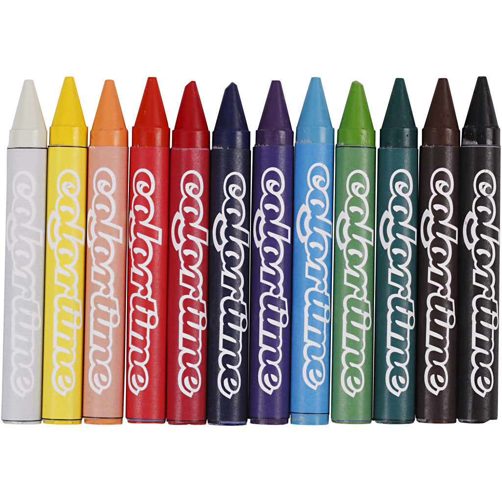 Crayon de Cire Colortime, 5x48 ass./ 1 set [HOB-38145]