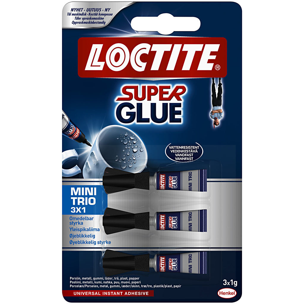 Super Glue Loctite, 3x1 gr/ 1 Pq. [HOB-39059]