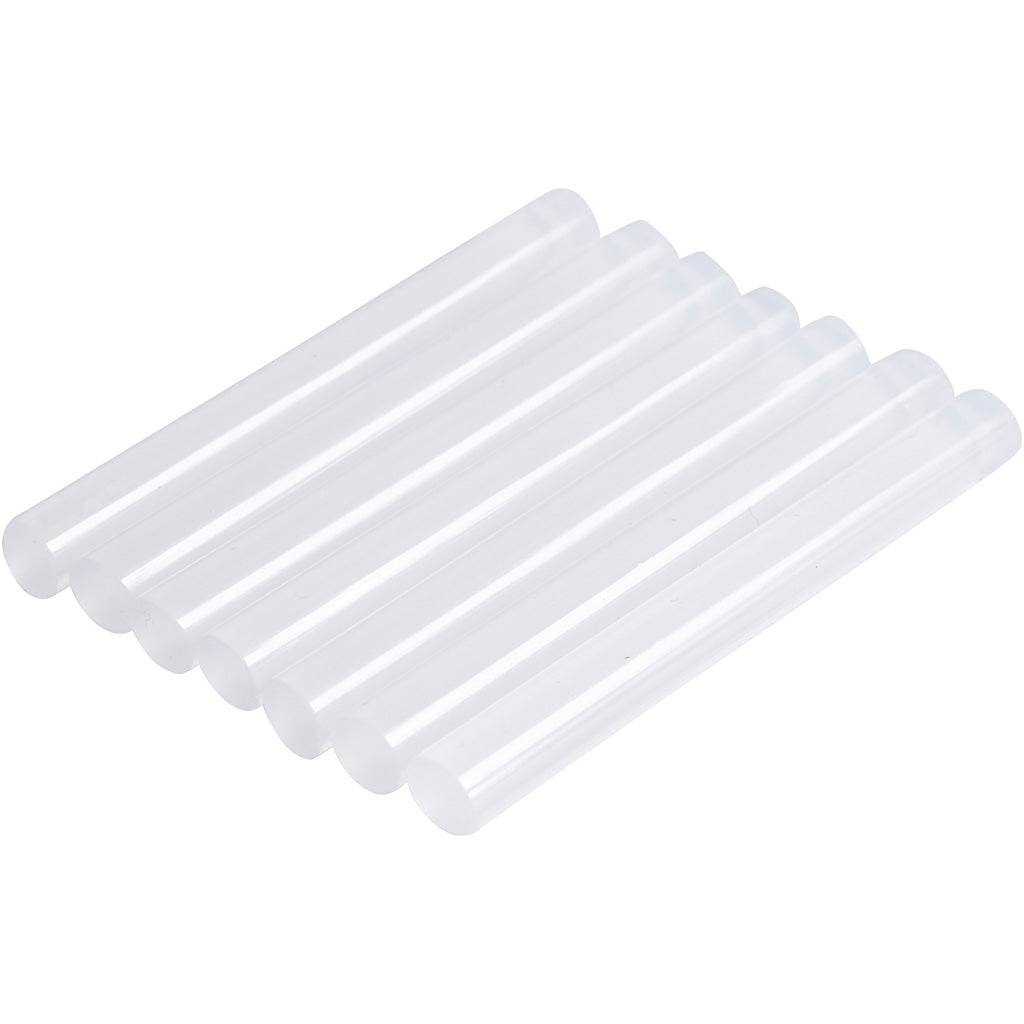 Bâtons de colle pour pistolet à colle, L: 10 cm, d: 11 mm, 7 pièce/ 1 Pq. [HOB39138]