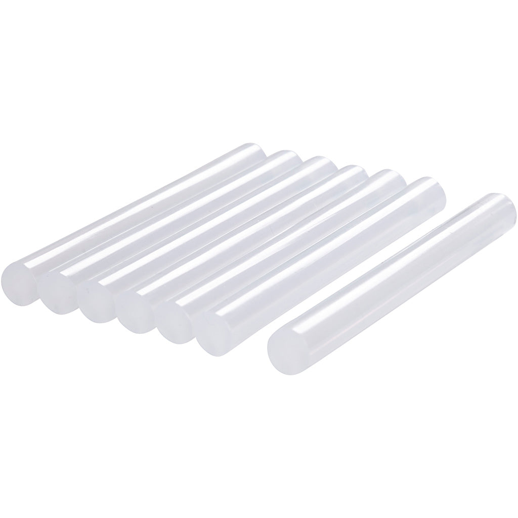 Bâtons de colle pour pistolet à colle, L: 10 cm, d: 11 mm, 7 pièce/ 1 Pq. [HOB39138]