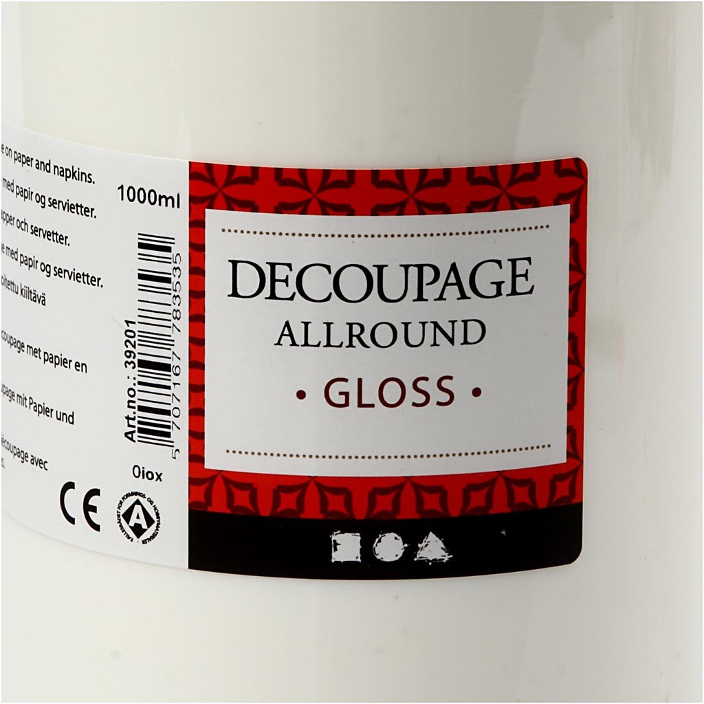 Laque de découpage, brillante, 1000 ml/ 1 flacon [HOB-39201]