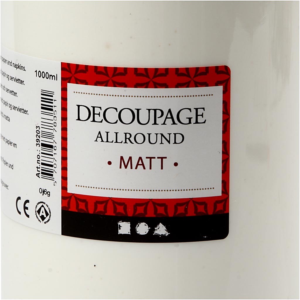 Laque de découpage, mate, 1000 ml/ 1 flacon [HOB-39203]