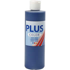 Peinture Acrylique Plus Color, bleu marine, 250 ml/ 1 flacon [HOB-39458]