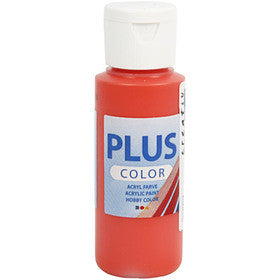 Peinture Acrylique Plus Color, brilliant red, 60 ml/ 1 flacon [HOB-39627]