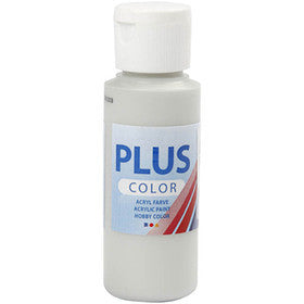 Peinture Acrylique Plus Color, gris clair, 60 ml/ 1 flacon [HOB-39639]
