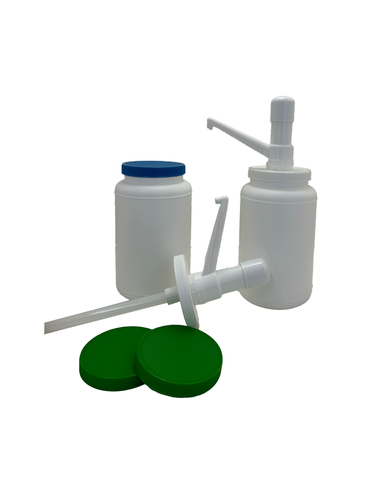 Bidon doseur en plastique 3L avec couvercle à vis – Compatible avec pompe (1 pc)