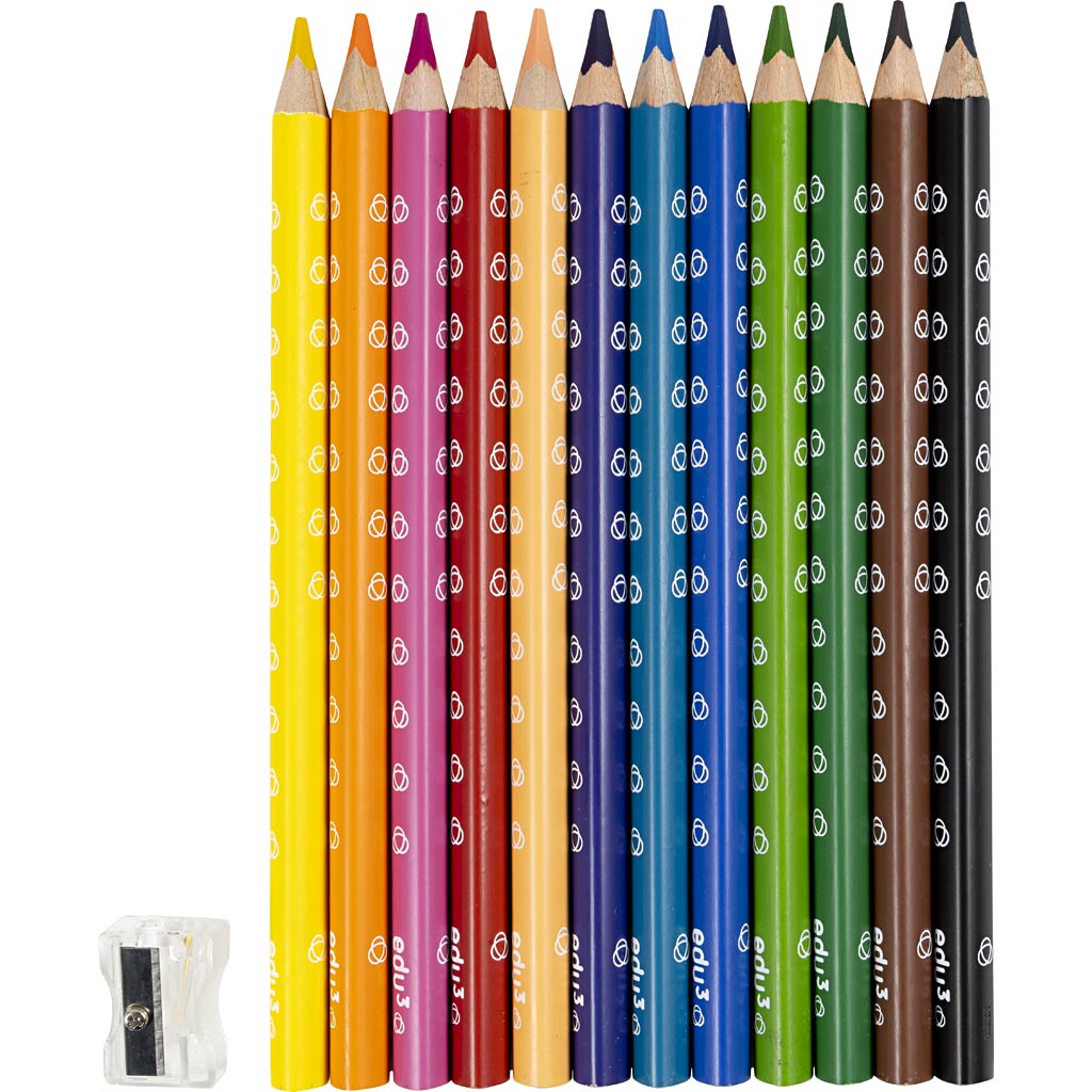 ép. 10 mm, mine 5 mm, ass. de couleurs, 12 pièces/ 1 Pq. [HOB-409814]