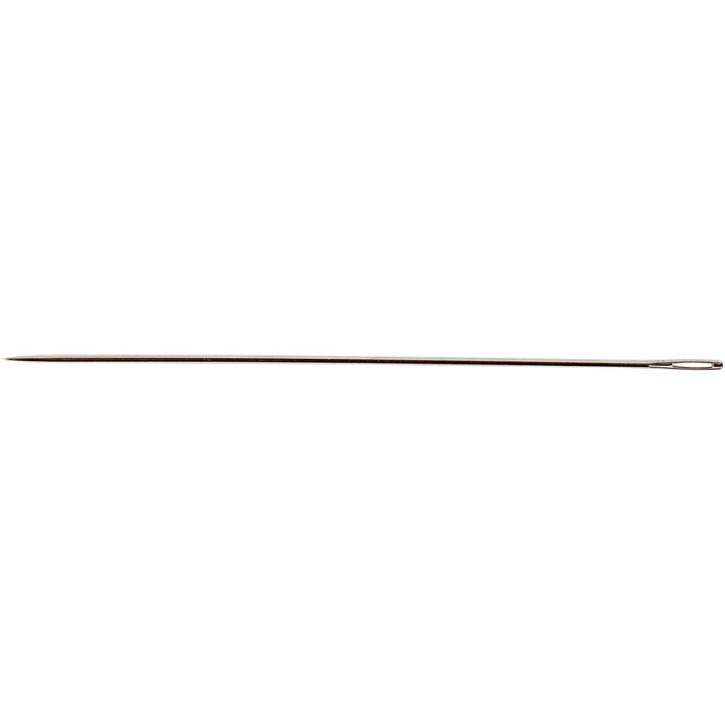 Cross Stitch Needles, L: 65 mm, with sharp tip, 25 pc
