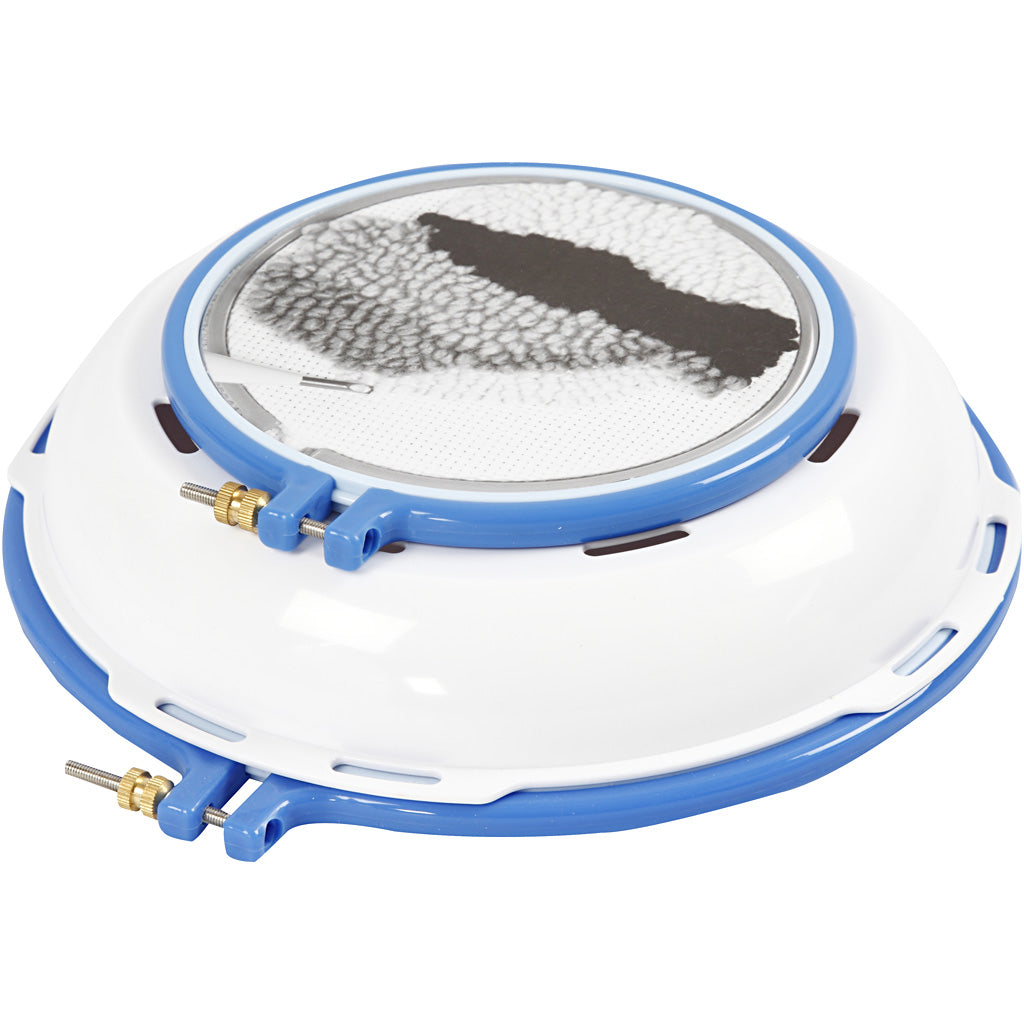 Tambour à broder avec socle, d 14,5 cm, 1 pièce [HOB-41266]