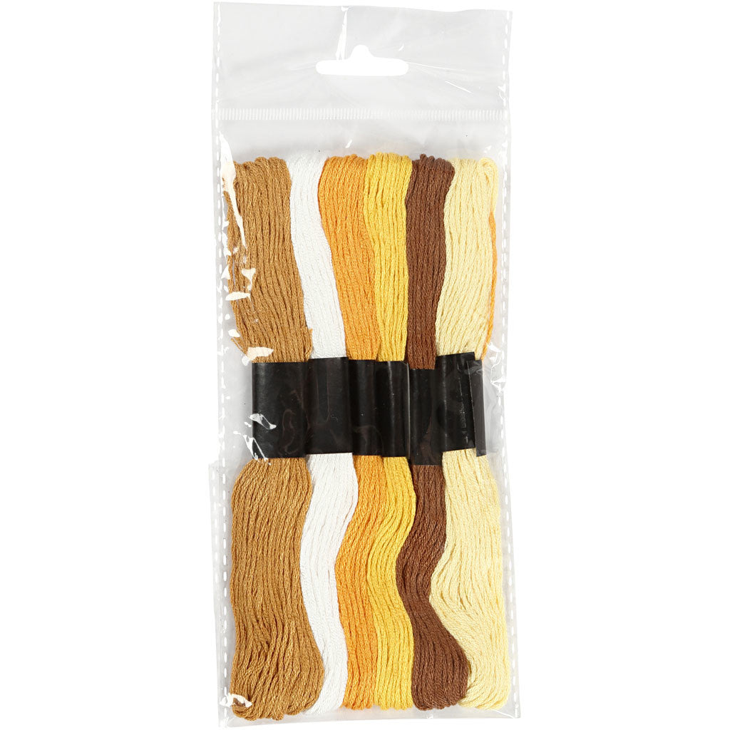 Fil à Broder, ép. 1 mm, or, 6 boule/ 1 Pq. [HOB-412700]