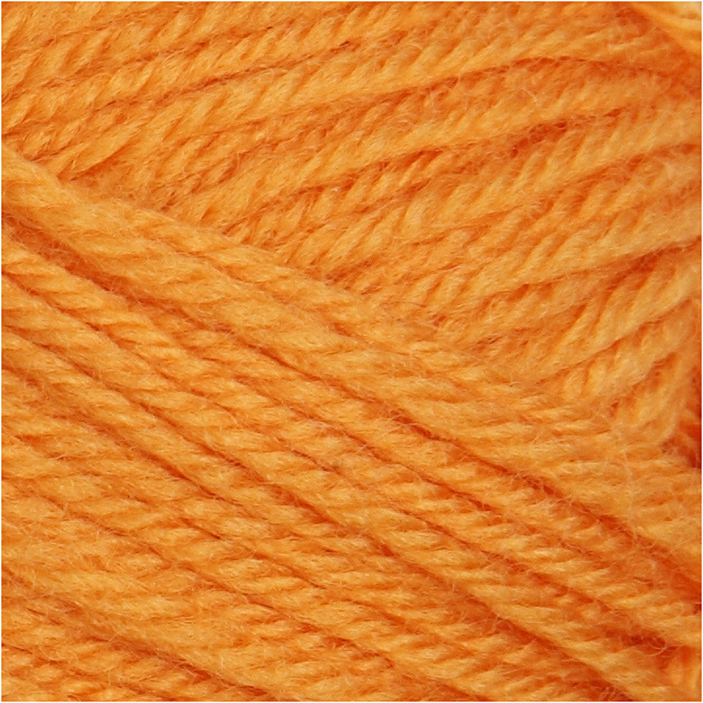 Laine pour Bébé, L : 172 M, orange, 50 gr/ 1 boule [HOB-41326]