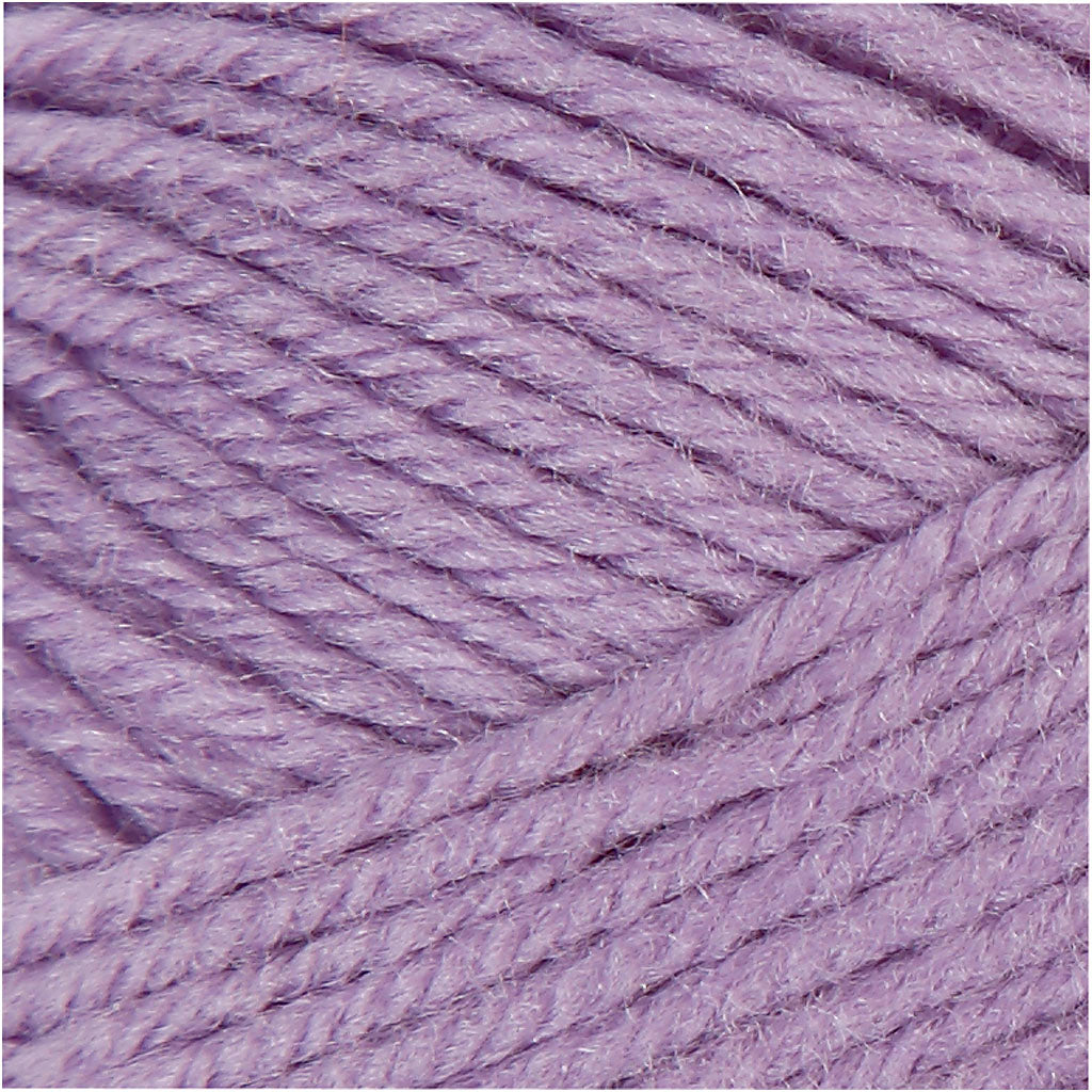 Laine pour Bébé, L : 172 M, violet, 50 gr/ 1 boule [HOB-41344]