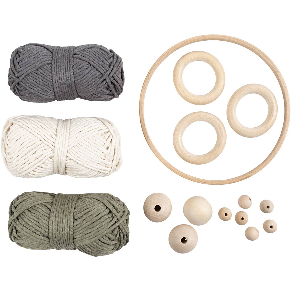 Kit de démarrage DIY Macramé, 1 Pq. [HOB-41477]