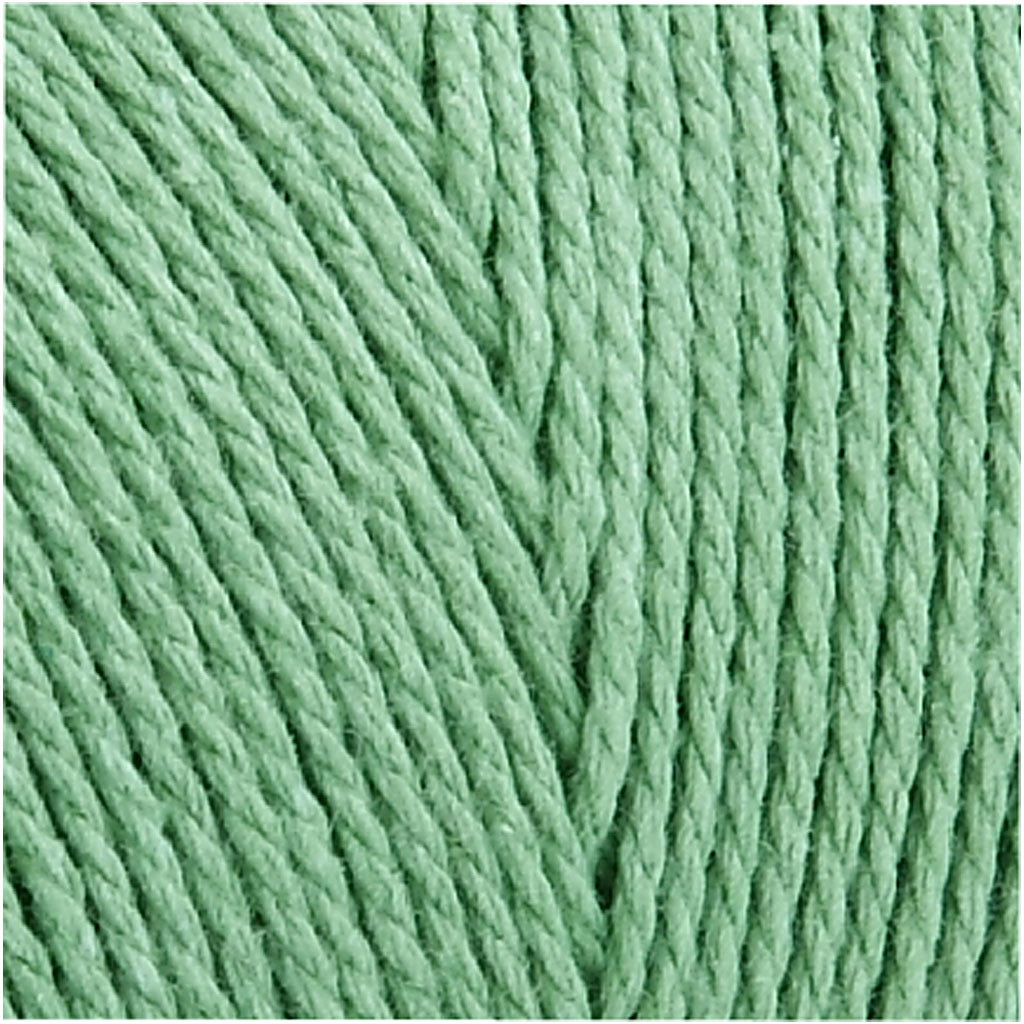 Cordon pour macramé, L : 315 M, ép. 1 mm, Qualité fine 12/12, vert clair, 220 gr/ 1 boule [HOB-41514]