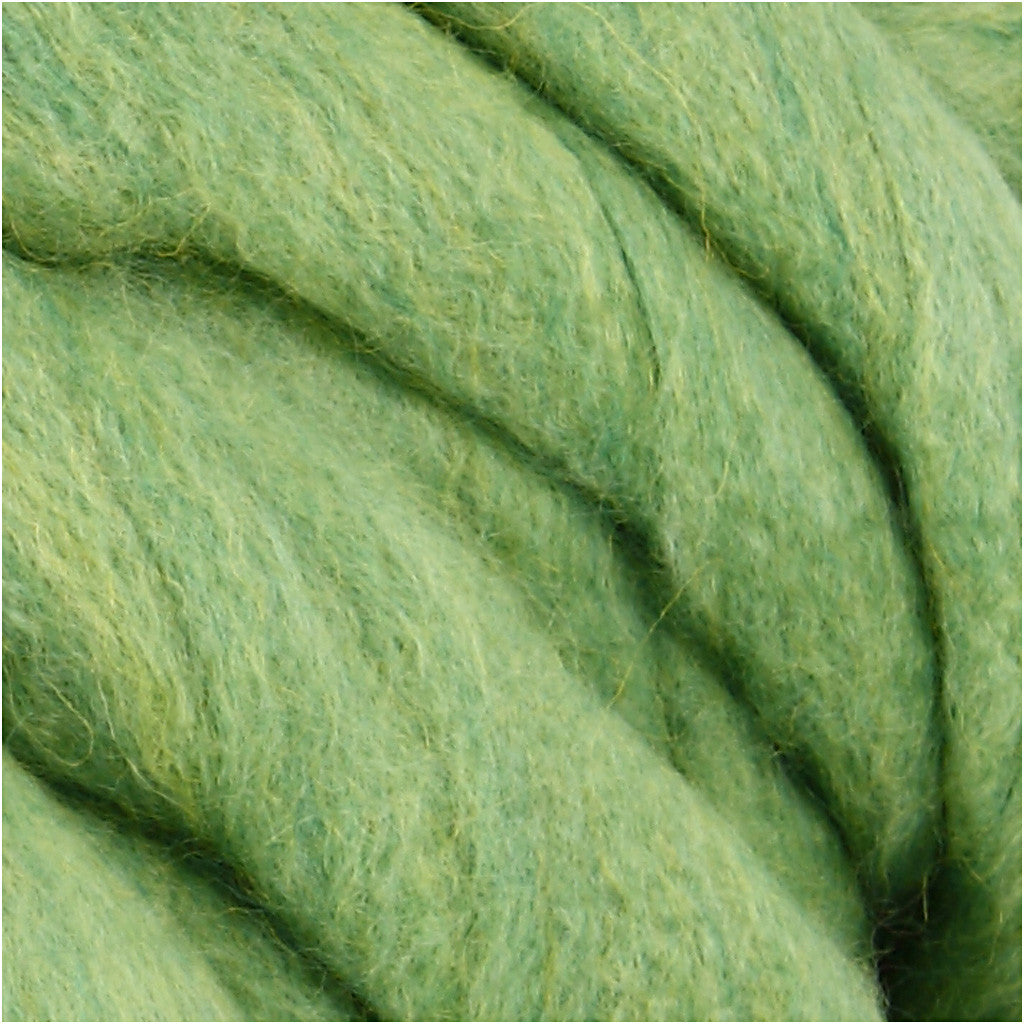Pelote de Laine Acrylique Épaisse, L : 15 M, dim. mega, vert citron, 300 gr/ 1 boule [HOB-42166]