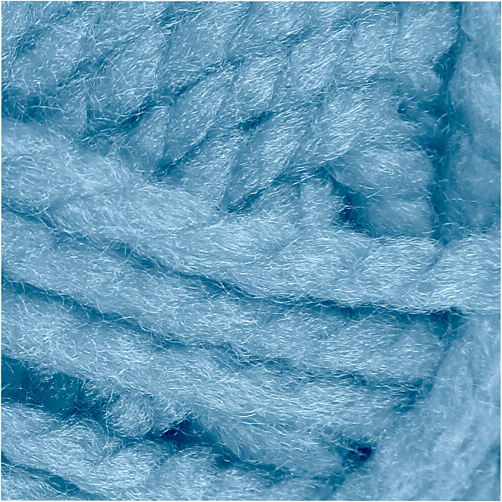 Pelote de Laine Acrylique Fantasia, L : 35 M, Maxi, bleu clair, 50 gr/ 1 boule [HOB-421876]