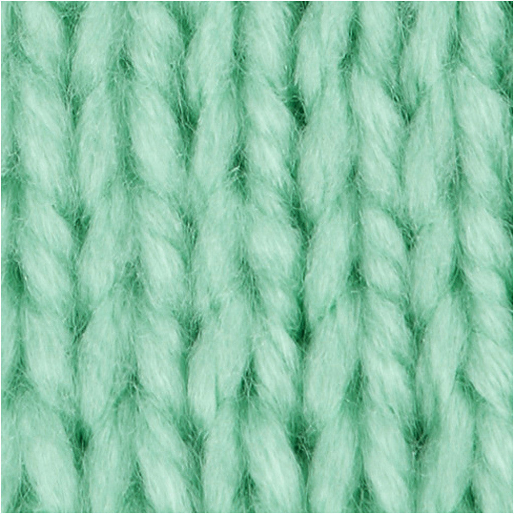 Pelote de Laine Acrylique Fantasia, L : 35 M, Maxi, vert menthe, 50 gr/ 1 boule [HOB-421877]