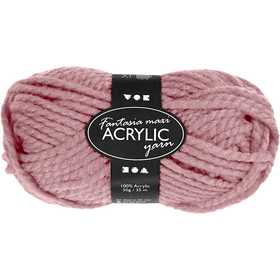 Pelote de Laine Acrylique Fantasia, L : 35 M, Maxi, rose clair, 50 gr/ 1 boule [HOB-421879]