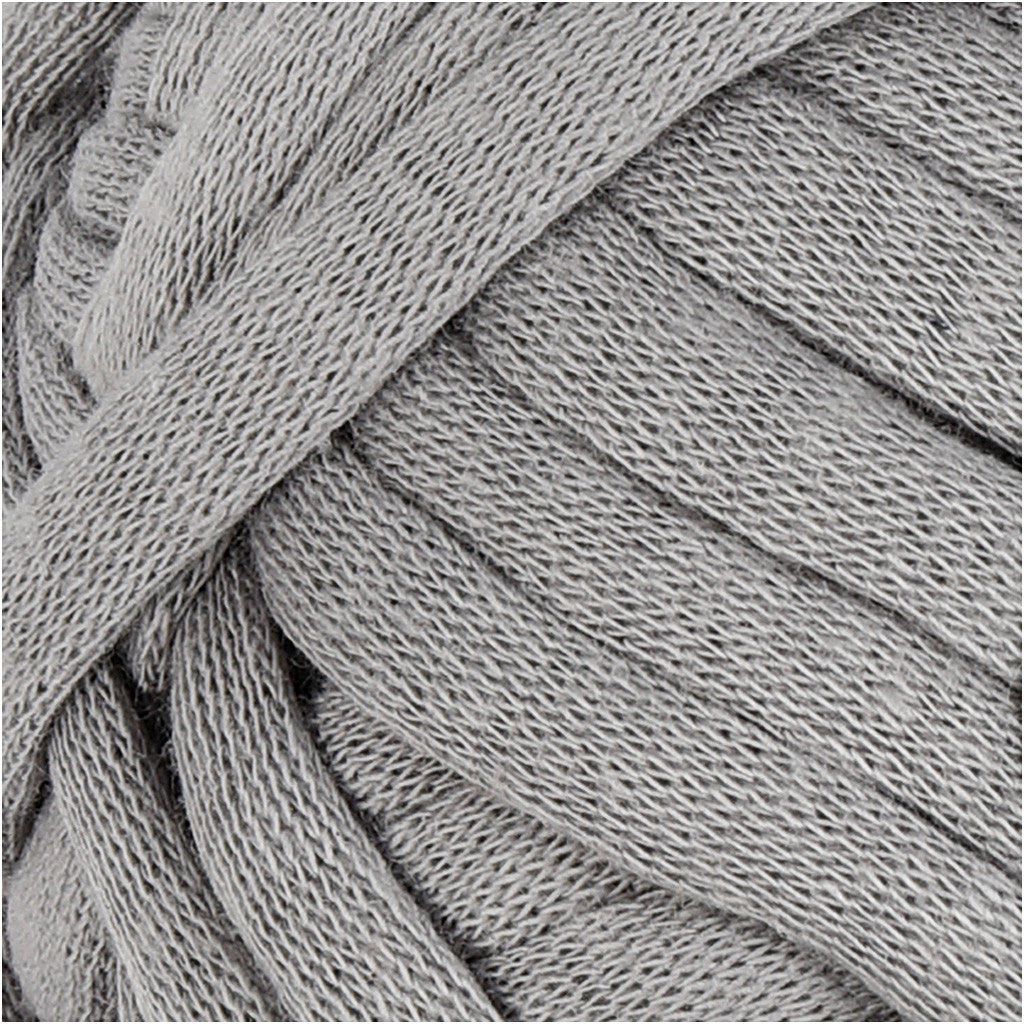 Pelote de fil de coton tubulaire, L : 45 M, aiguille 10-12, gris, 100 gr/ 1 boule [HOB-42508]