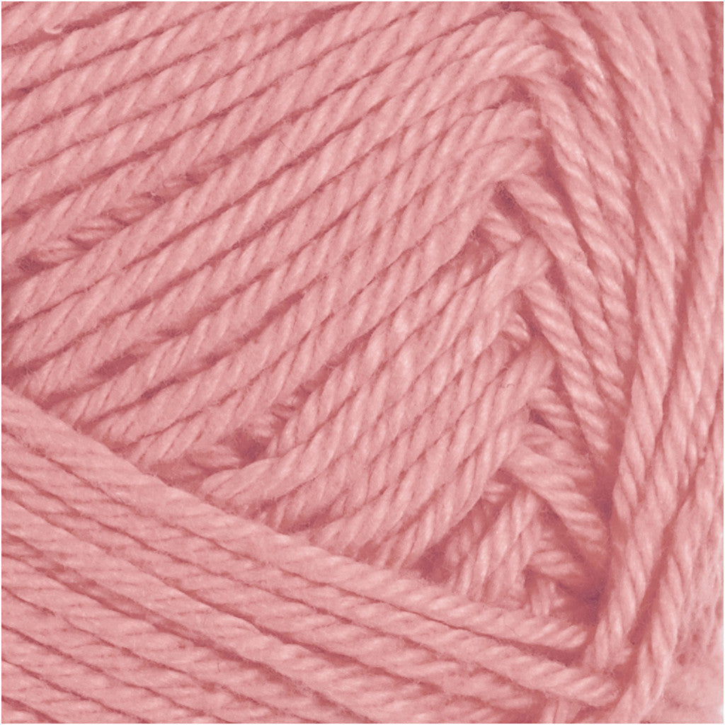 Fil de coton, dim. 8/4, L : 170 M, aiguille 3-3,5, rose antique, 50 gr/ 1 boule [HOB-431150]
