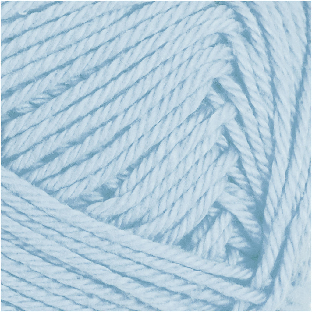 Fil de coton, dim. 8/4, L : 170 M, aiguille 3-3,5, dusty blue, 50 gr/ 1 boule [HOB-431180]