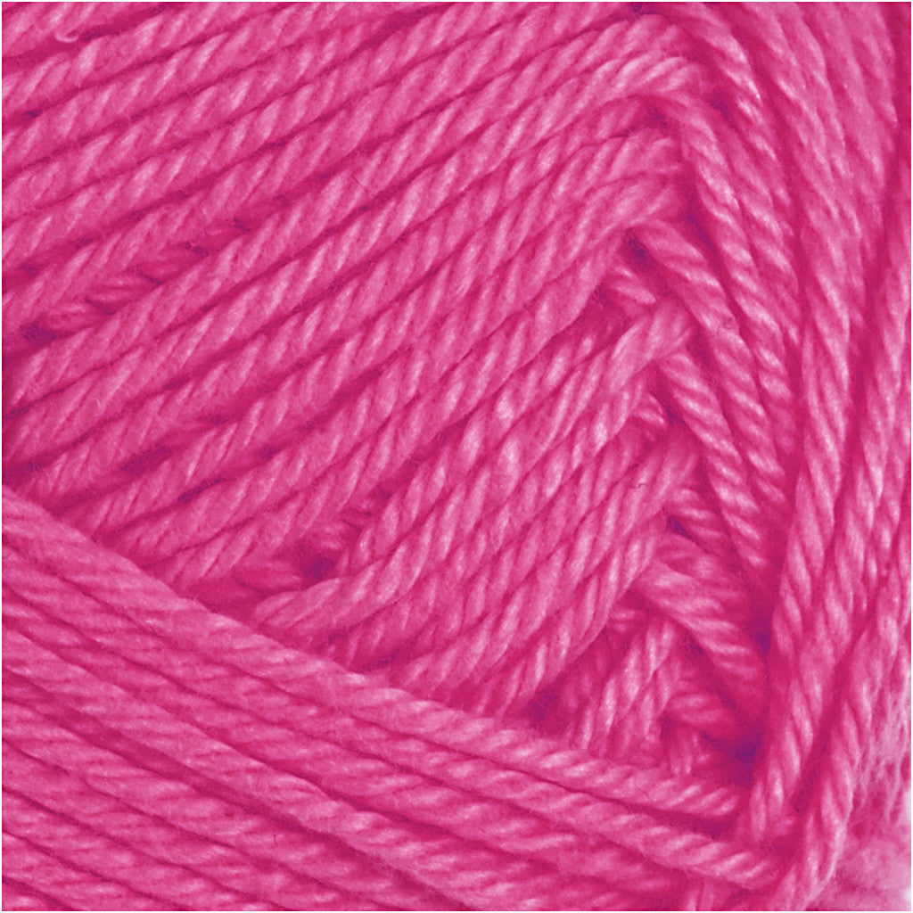 Fil de coton, dim. 8/4, L : 170 M, aiguille 3-3,5, rose, 50 gr/ 1 boule [HOB-431230]