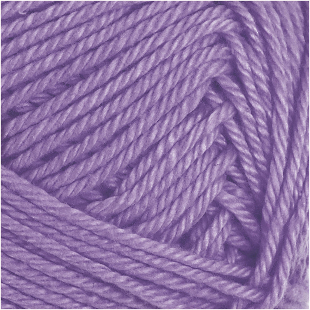 Fil de coton, dim. 8/4, L : 170 M, aiguille 3-3,5, violet, 50 gr/ 1 boule [HOB-431260]