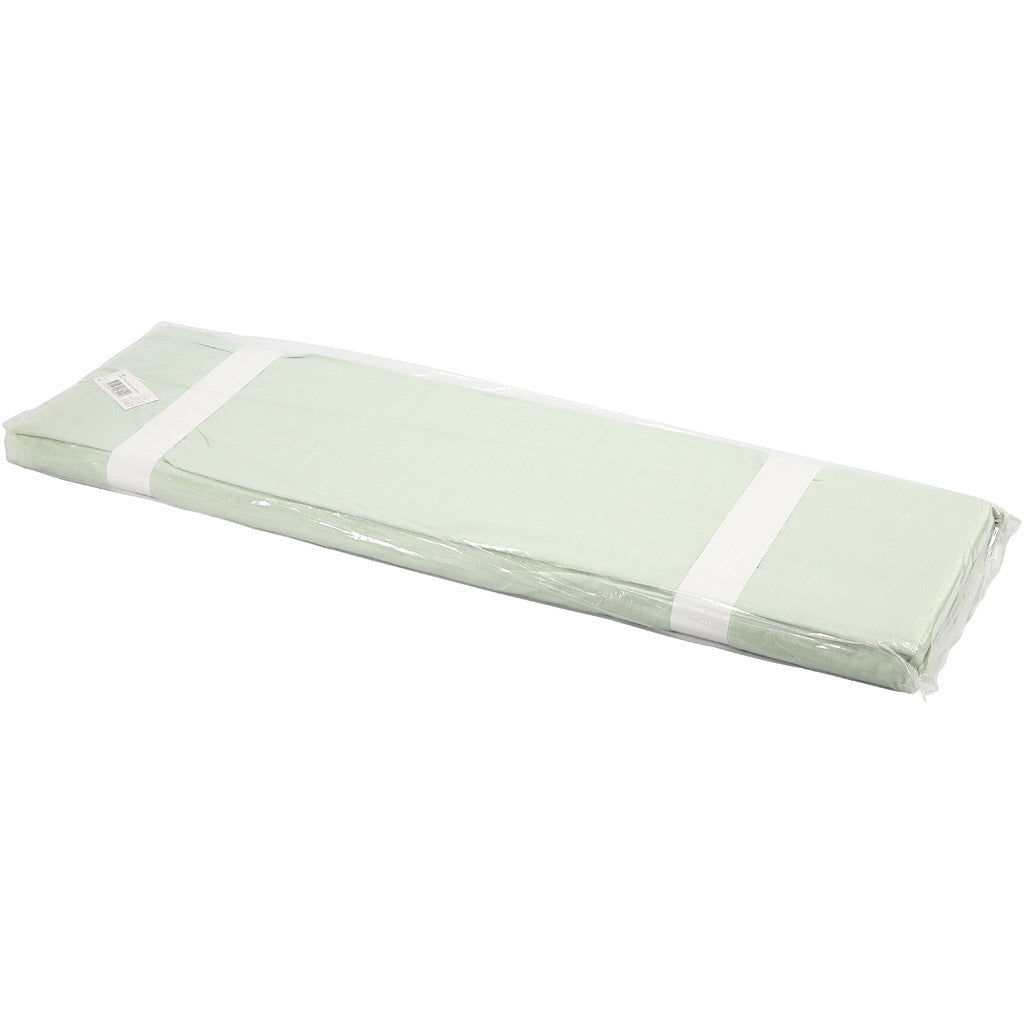 Tissu, L : 145 cm, 140 gr, vert clair, 10 m/ 1 rouleau [HOB-44087]