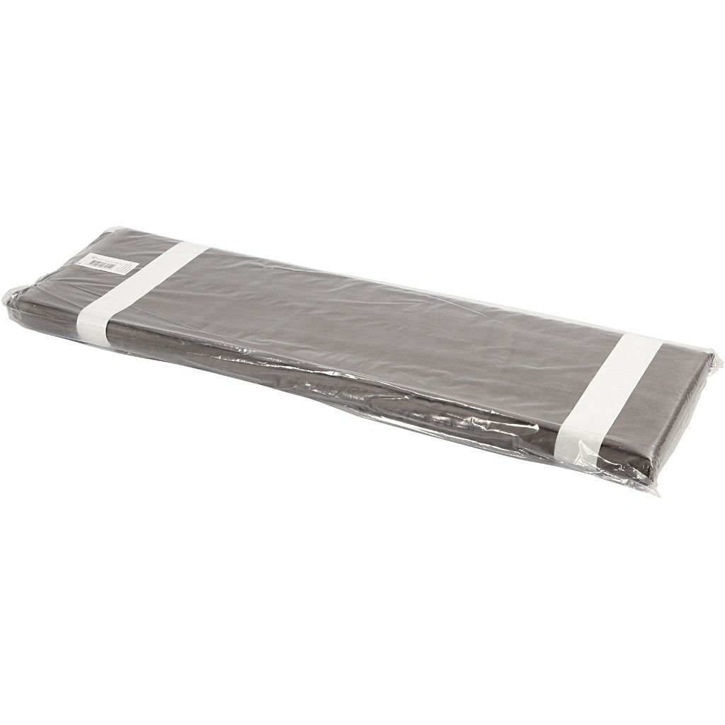 Tissu, L : 145 cm, 140 gr, gris, 10 m/ 1 rouleau [HOB-44093]