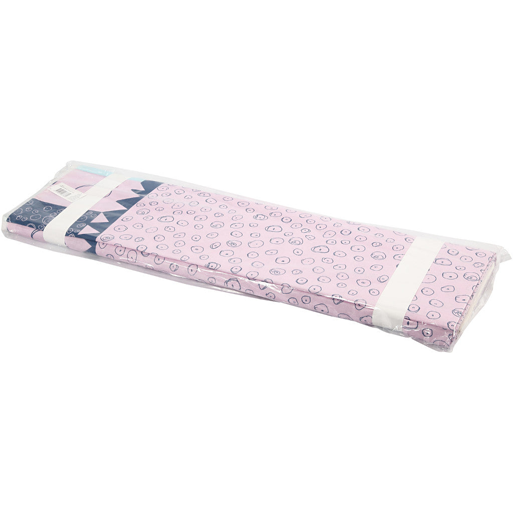 Tissu, L : 145 cm, 140 gr, rose clair, 10 m/ 1 rouleau [HOB-44311]