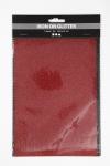 Film à repasser, A5, feuille 148x210 mm, paillettes, rouge, 1 flles [HOB-44331]