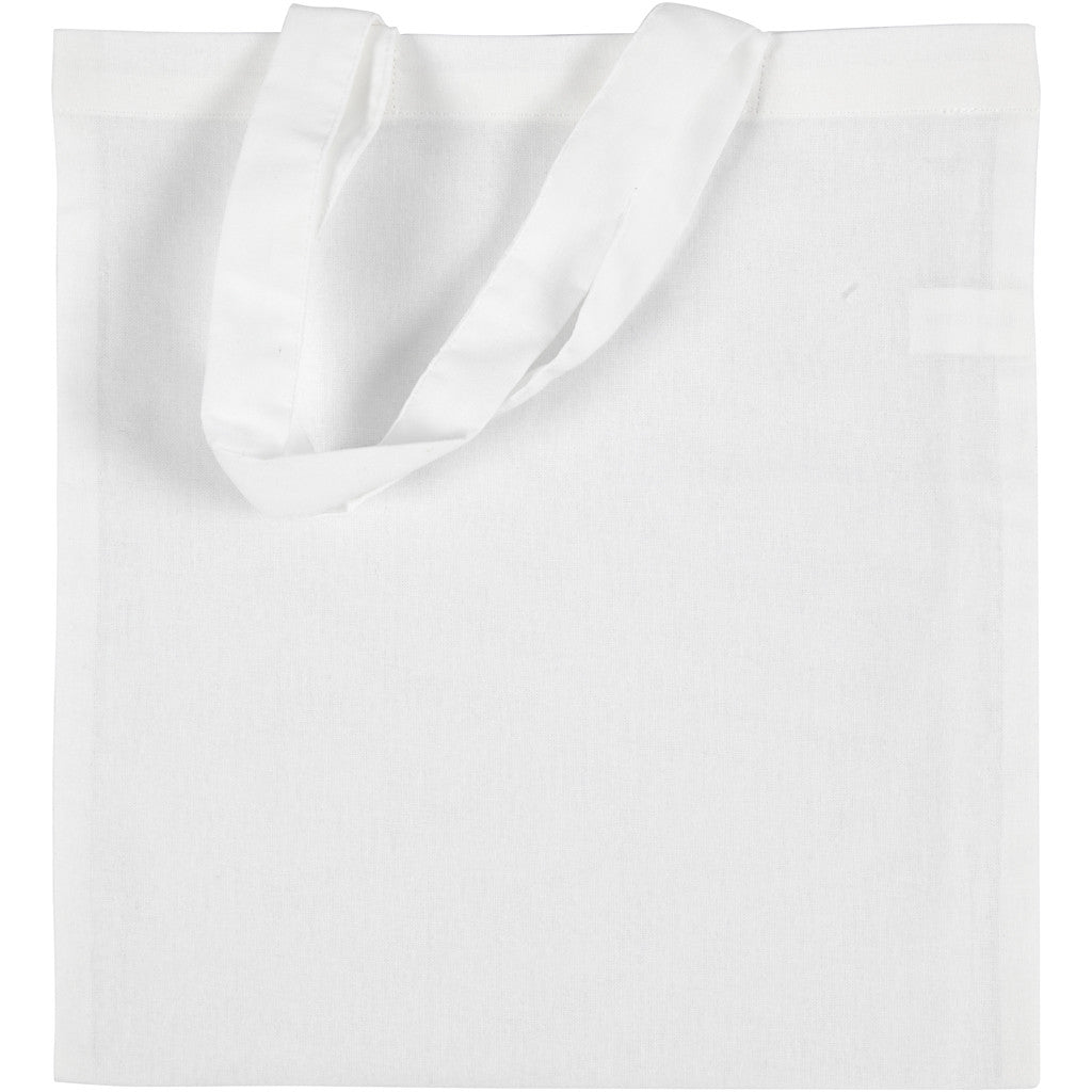 Sac Fourre-Tout, dim. 28x30 cm, 130 gr, blanc, 1 pièce [HOB-44555]