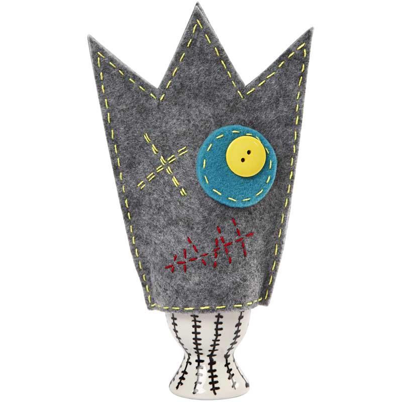 Feutrine synthétique, feuille 42x60 cm, ép. 3 mm, ass. de couleurs, 12 flles ass./ 1 Pq. [HOB-45230]