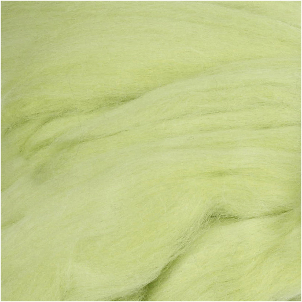 Laine Mérinos, ép. 21 my, vert citron, 100 gr/ 1 Pq. [HOB-46031]