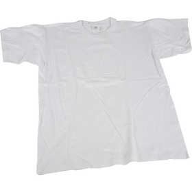 T-shirts, L : 40 cm, dim. 7-8 ans, col rond, 145 gr, blanc, 1 pièce [HOB-47206]