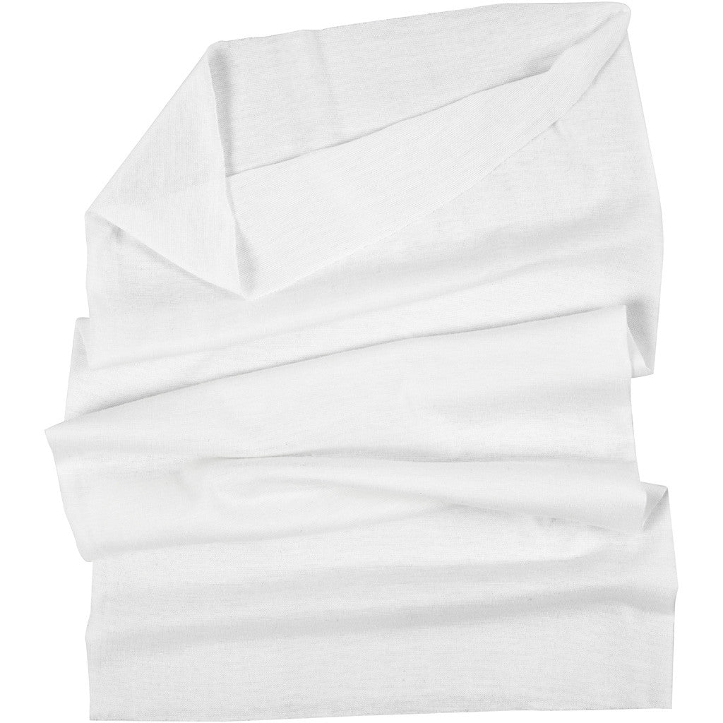 Cache-col, dim. 49x25 cm, blanc cassé, 1 pièce [HOB-49755]