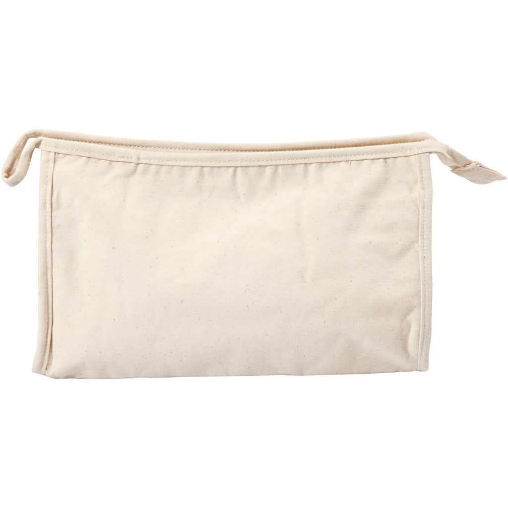 Toilet Bag, H: 17 cm, L: 28 cm, W: 10 cm, light natural