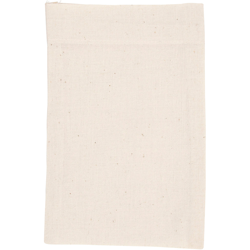 Bag, size 15x20 cm, 115 g, light natural, 4 pc