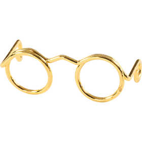 Lunettes, L: 25 mm, or, 10pièce/ 1 Pq. [HOB-500341]