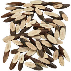 Mélange de bois, L : 30 mm, ép. 6 mm, 230 gr/ 1 Pq. [HOB-502110]