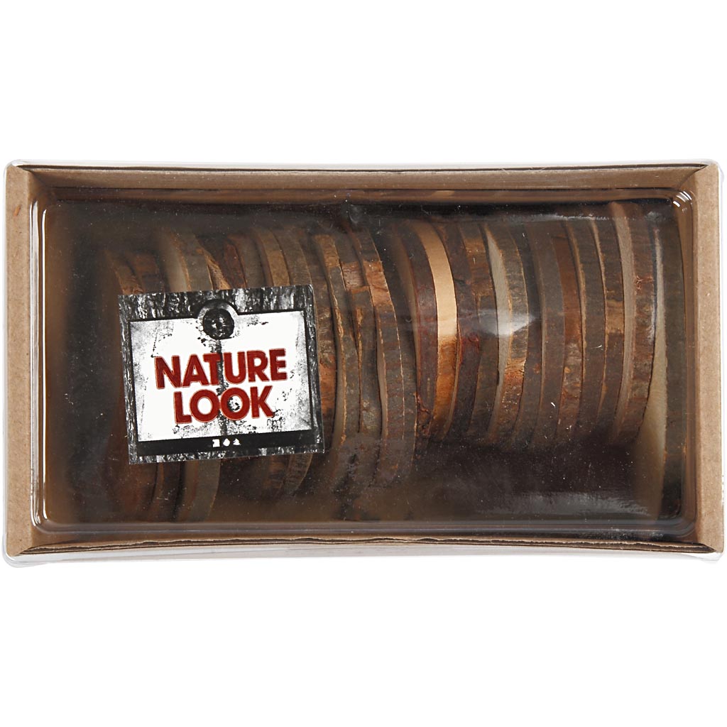 Disques en bois, d: 4-7 cm, ép. 5 mm, 25pièces [HOB502290]