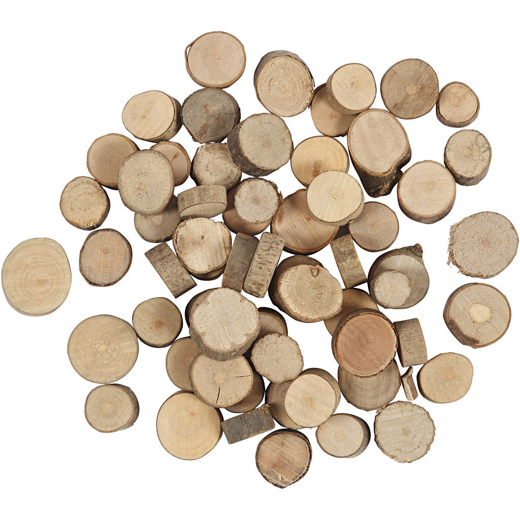 Disque en bois, d 10-15 mm, 25 gr/ 1 Pq. [HOB-50280]