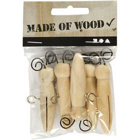 Corps de papillon, L : 5,5 cm, d 15 mm, 5 pièces/ 1 Pq. [HOB-504571]