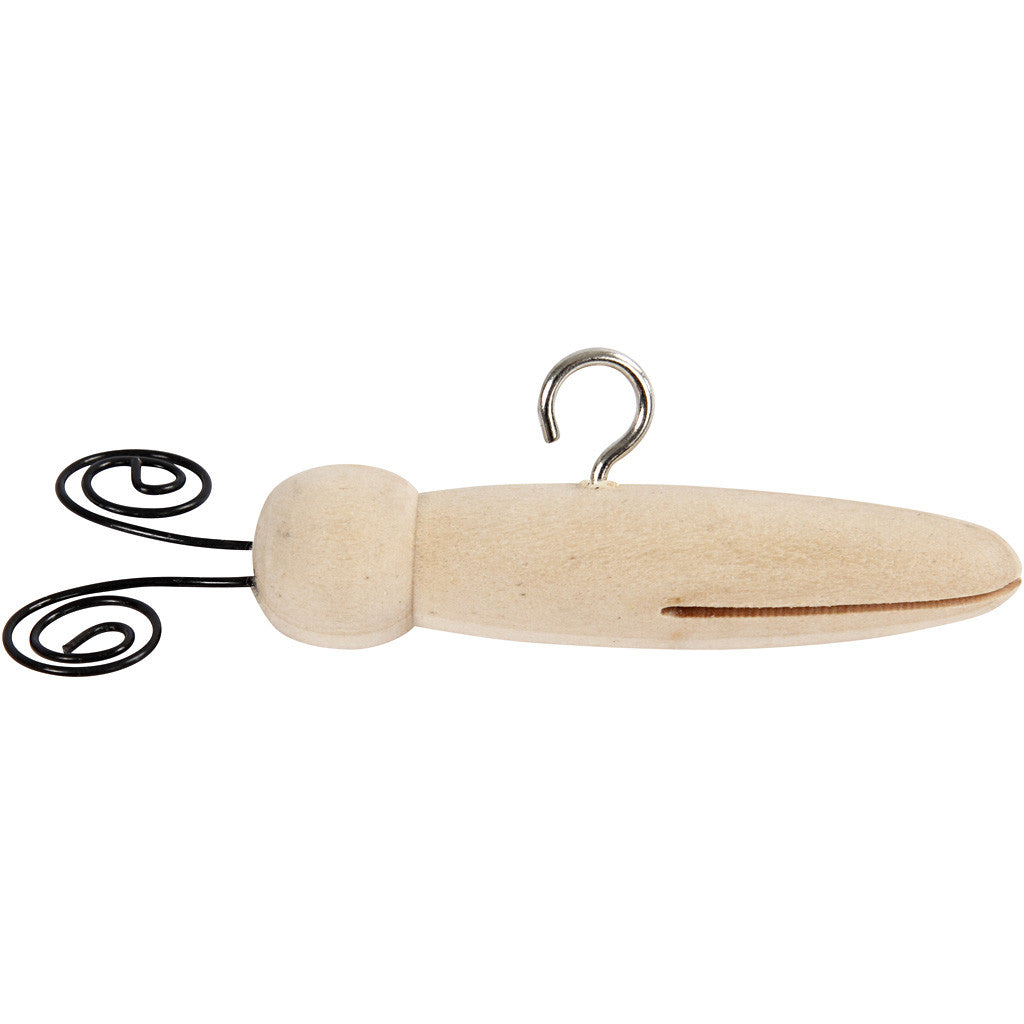 Corps de papillon, L : 5,5 cm, d 15 mm, 5 pièces/ 1 Pq. [HOB-504571]