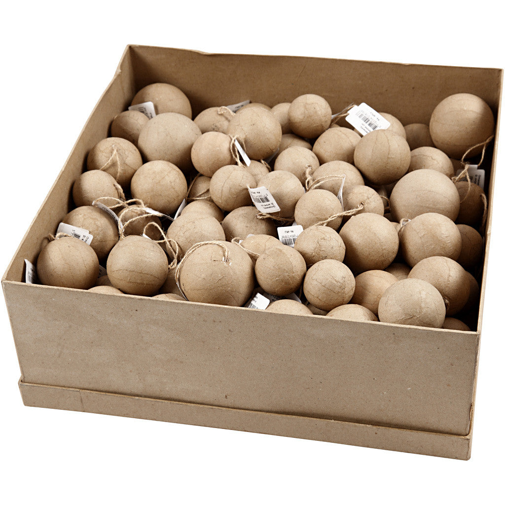 Décorations de Noël, d 4+5+6 cm, 3x35 pièces/ 1 Pq. [HOB-51031]