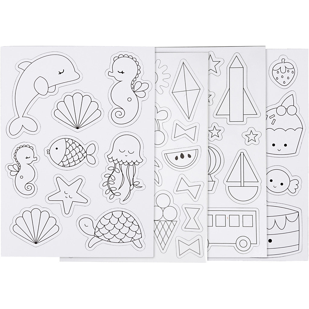 Aimants, feuille 14,85x21 cm, 8 flles/ 1 Pq. [HOB-51239]